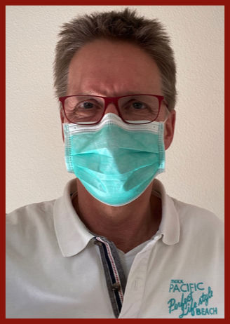 Wir verwenden Mund-Nasenschutzmasken